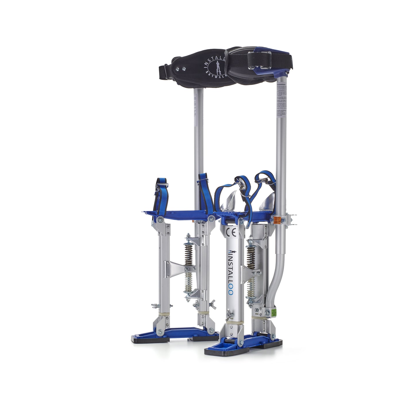 Installoo Stilts, Hight Adjustable, Drywall Painter Ceiling Work, Non Slip, max. Load 265 lbs (Profi-Line, 15-23 inches)