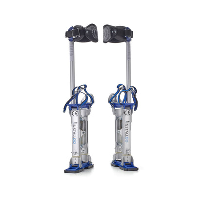 Installoo Stilts, Hight Adjustable, Drywall Painter Ceiling Work, Non Slip, max. Load 265 lbs (Profi-Line, 15-23 inches)